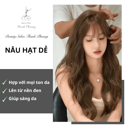 nâu hạt dẻ không tảy 