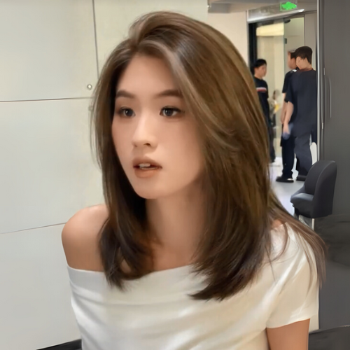 màu tóc nâu trầm 