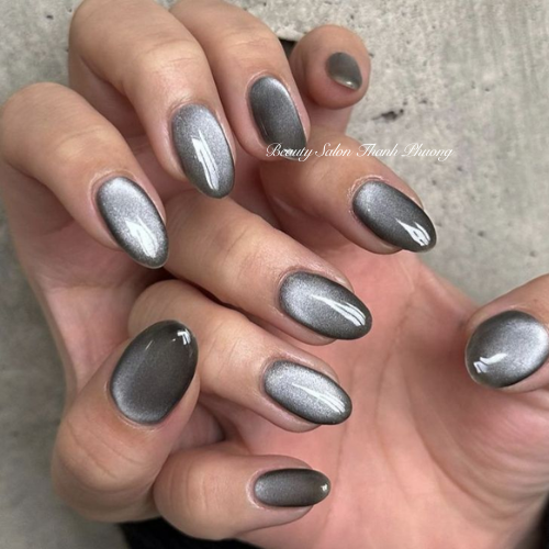 nail mắt mèo màu đen 