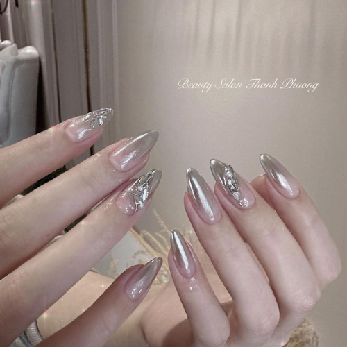 nail tráng gương 