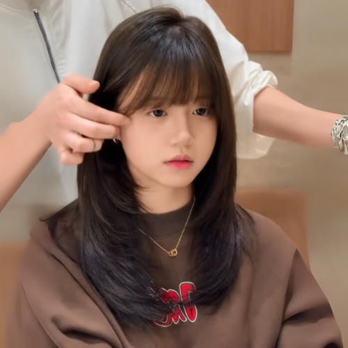 tóc duỗi ngắn 