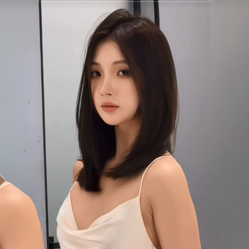kiểu tóc duỗi ngắn 