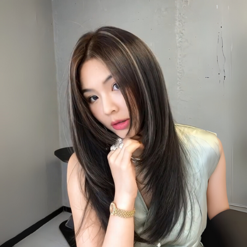 tóc duỗi tự nhiên đẹp 