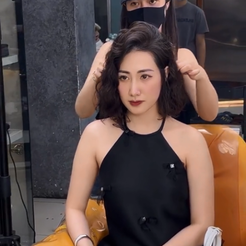 xoăn hippie ngắn 